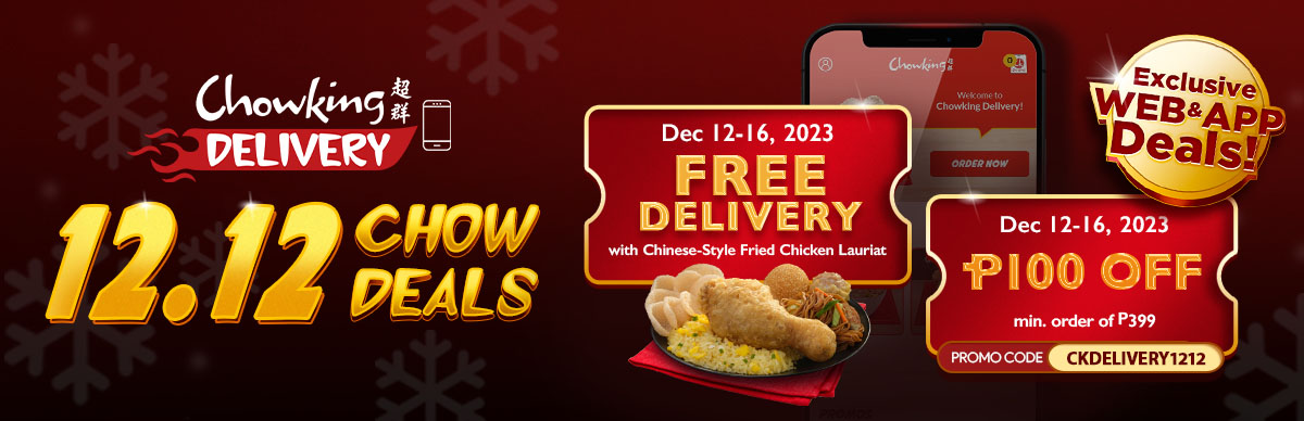 Chowking 12.12 Chow Deals Promo